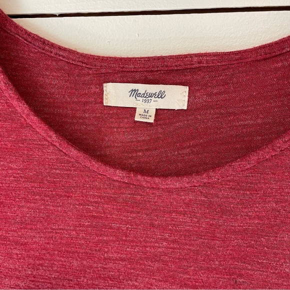 Madewell Oversized Anthem Side Slit Tee - Picture 2 of 5